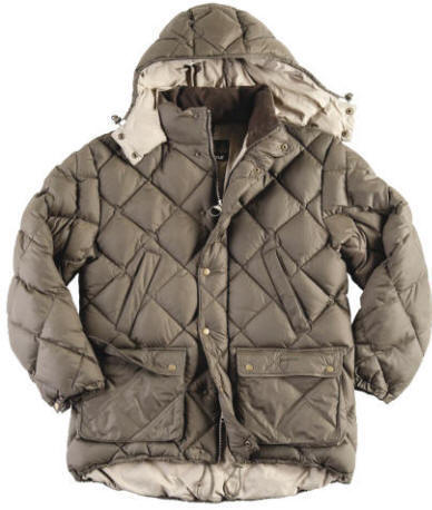 Barbour down cheap jacket mens